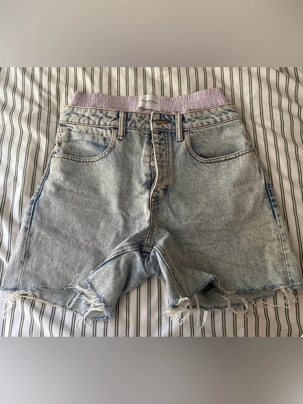 Alexander Wang Light Blue Distressed Relaxed Jeans